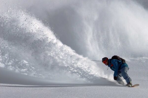 skiing
