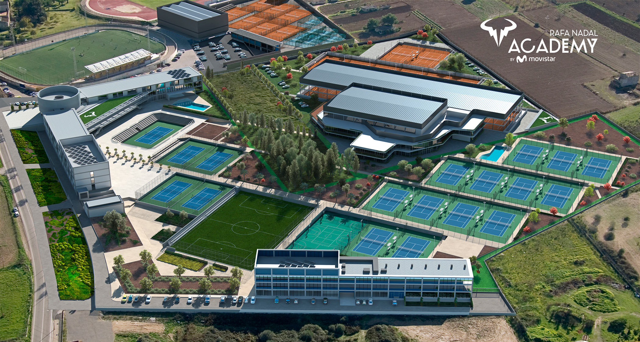 Campus da img Academy, na Flórida