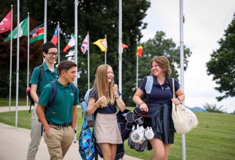 Rabun Students on Campus 1